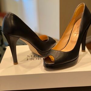 Mercanti Fiorentini platform pumps Navy size 6
